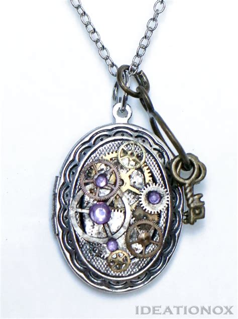 Steampunk Locket Necklace