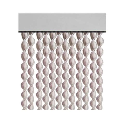 Cortina De Tiras Cintas Espiral Para Puertas Cm Blanco