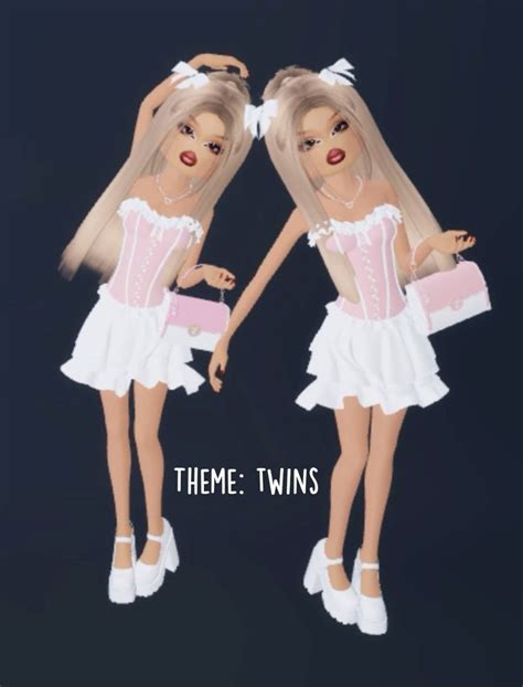 Twins Dress To Impress Outfit Duo Duo Dress Dress To Impress First