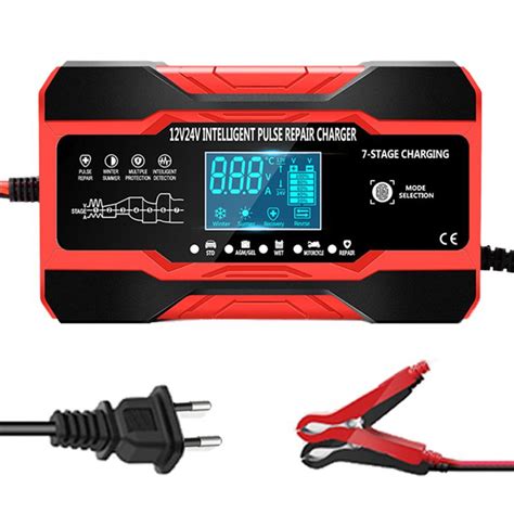 Cheap Car Battery Charger Full Automatic 12V 10A 24V 5A Digital Car