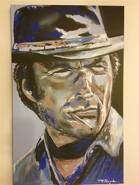 Clint Eastwood Art Painting My Arts