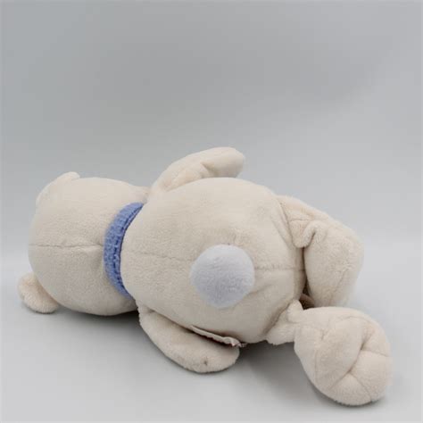 Doudou Musical Ours Blanc Beige Charpe Bleu Otarie Bengy