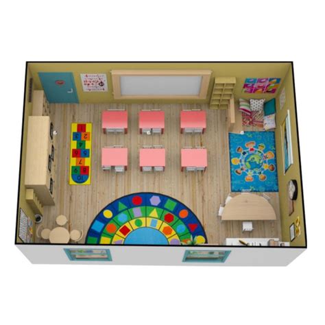 Classroom Layout Made On Preschool Room Layout