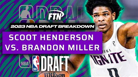 Nba Draft Scoot Henderson Vs Brandon Miller Nba Mock Draft