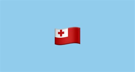 Flagge Tonga Emoji On Apple Ios