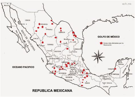 Mapas De La Revolucion Mexicana