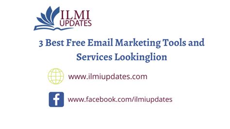 3 Best Free Email Marketing Tools And Services Lookinglion Ilmi Updates