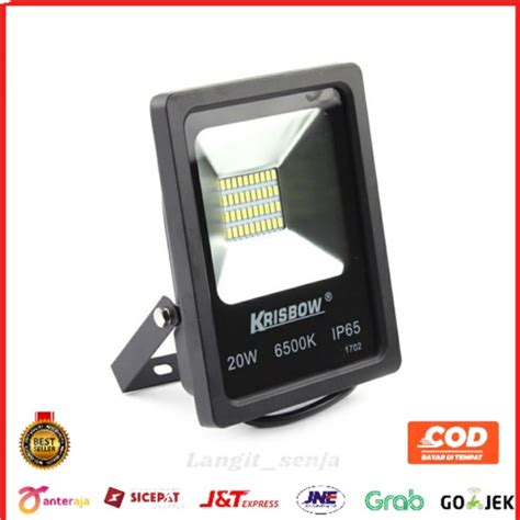 Jual Krisbow Lampu Sorot Led Outdoor 20w 6500k Cool Daylight Lampu