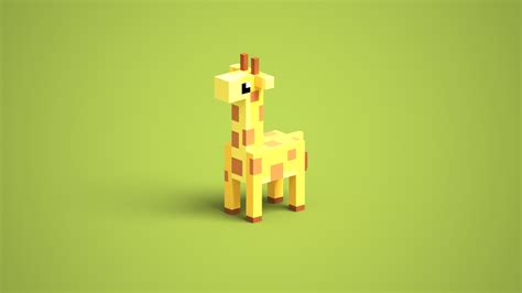 Minecraft Giraffe Statue