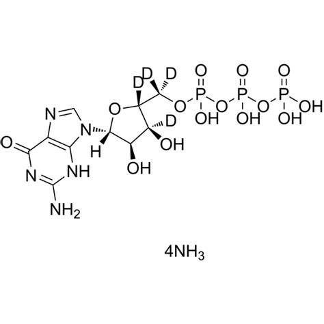 Guanosine Triphosphate Gtp D Ammonium Salt Stable Isotope