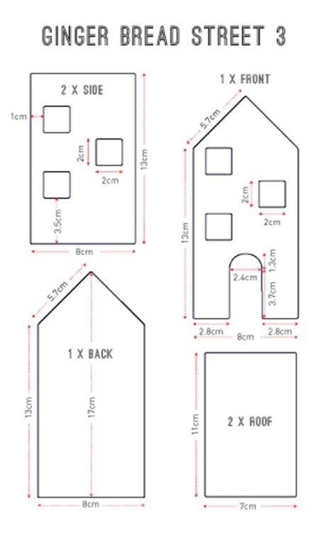 20 Free Gingerbread House Templates 2020