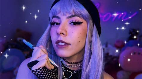 Asmr Writing Positive Affirmations On Your Face 💜🌙 Youtube