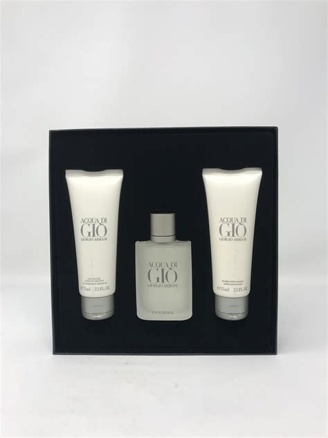 Acqua Di Gio 3 Piece Gift Set For Men - Perfumes Plus International