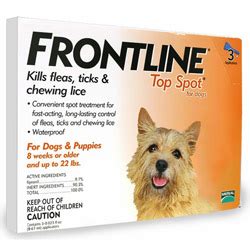 Frontline Top Spot Flea & Tick Preventative for Dogs