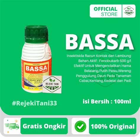 Jual Insektisida Bassa Ec Ml Racun Kontak Untuk Mengendalikan