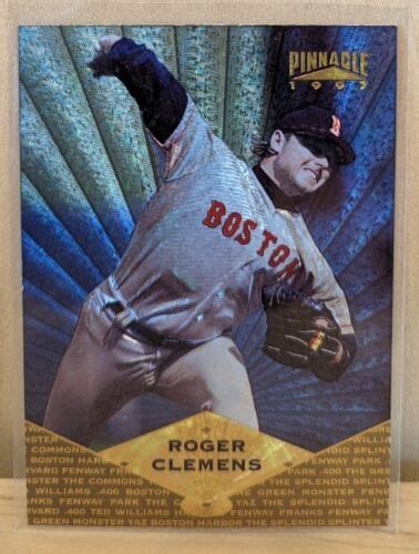 Pinnacle Museum Collection Roger Clemens Red Sox Rare Dufex