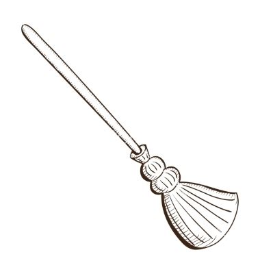 Free Broom Clipart Black And White, Download Free Broom Clipart Black ...