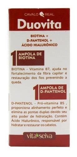 Kit 3 Ampôlas Vita Seita Duovita Cavalo Real Cresce Forte