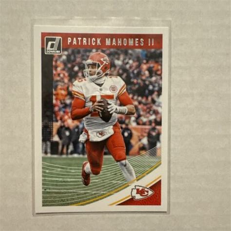 Panini Donruss Patrick Mahomes Ii Ebay