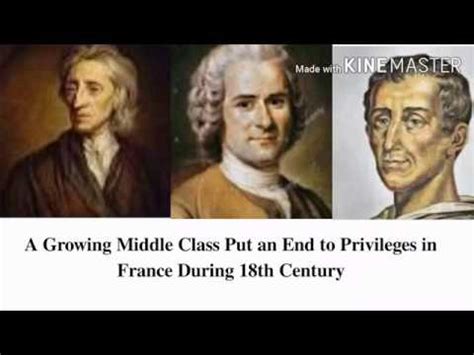 The French Revolution L A Growing Middle Class During 18th Century