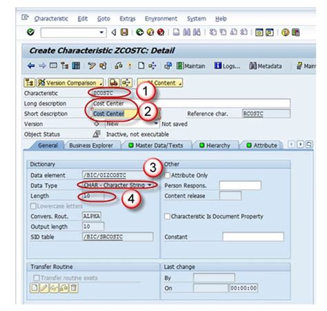 How To Create An Infoobject With Characteristics In Sap Bi Bw