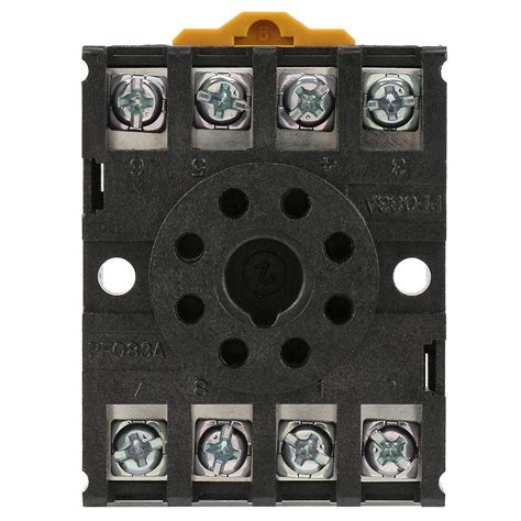 PF083A 8 Pins Power Relay Base Socket For MK2P AH3 Time Relay Copper