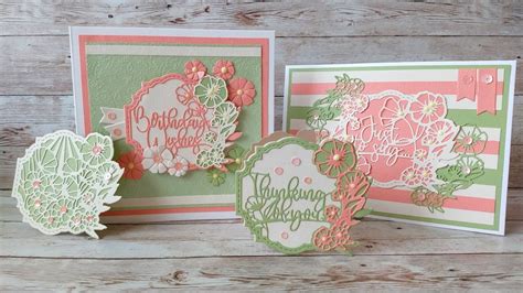 Tonic Studios Designers Choice Floral Sentiment Frames Youtube