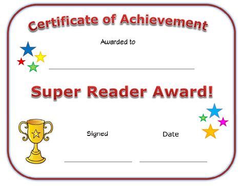 Top Accelerated Reader Certificate Templates Sparklingstemware