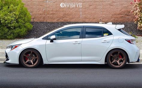 Wheel Offset 2019 Toyota Corolla Nearly Flush Lowering Springs | Custom ...