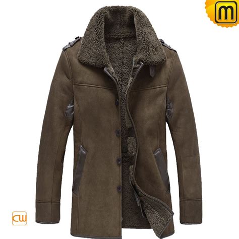 Sheepskin Leather Fur Coat for Men CW878136