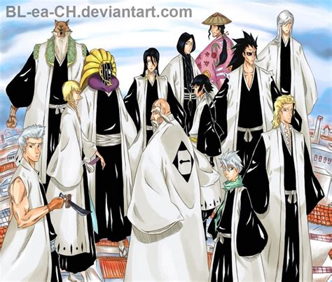 Bleach Captains Bleach Anime Bleach Art Bleach Captains