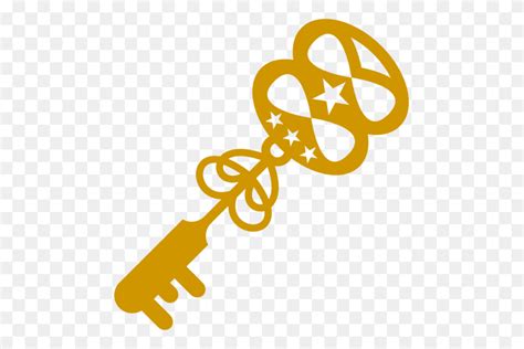 Key Free Clipart - Gold Key Clipart - FlyClipart