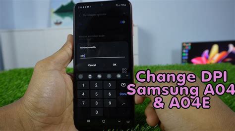 How To Change Dpi Samsung A Samsung A E Youtube