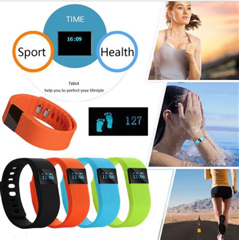 Ylw Bl Oled Lcd Screen Smart Bracelet Wtih Heart Rate Monitor