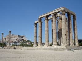 The Temple of Olympian Zeus, Athens, Greece