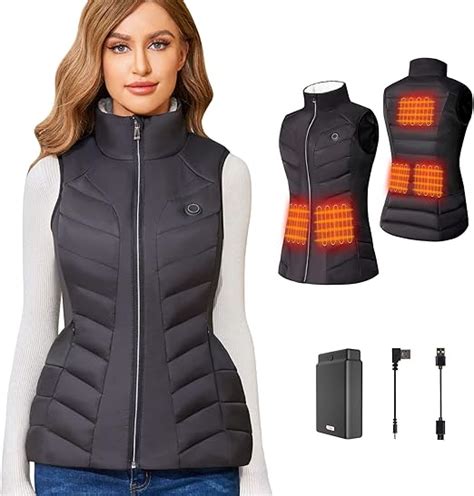 Heated Vest For Women With Battery Lightweight Womens Body Warmer