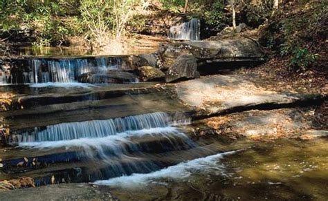 Waterfalls In Table Rock State Park South Carolina With Regard To Table