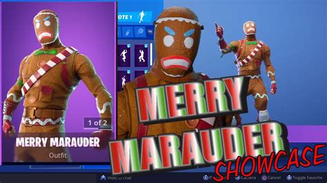 Fortnite Merry Marauder Showcase Youtube