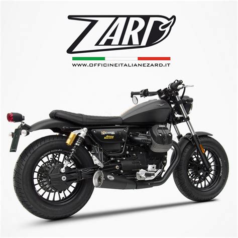 Silencieux Zard Big V Bobber Moto Guzzi