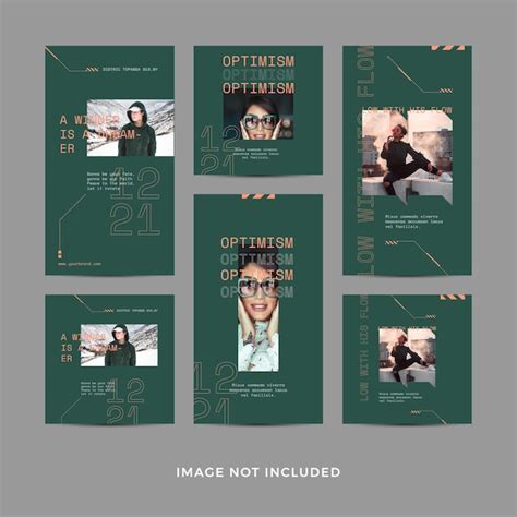 Premium Vector Bundle Of Stylish Social Media Templates