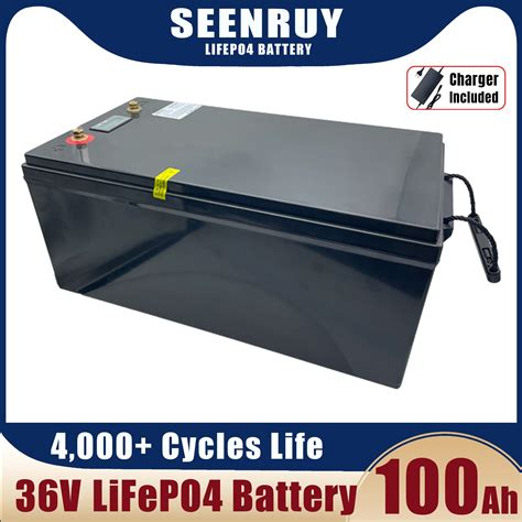 Seenruy 36V 100Ah LiFePO4 Lithium Battery Lithium Battery Power Bank