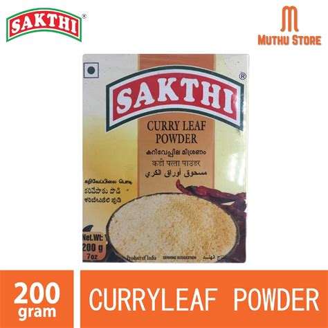 Sakthi Curry Leaf Powder G Shopee Singapore