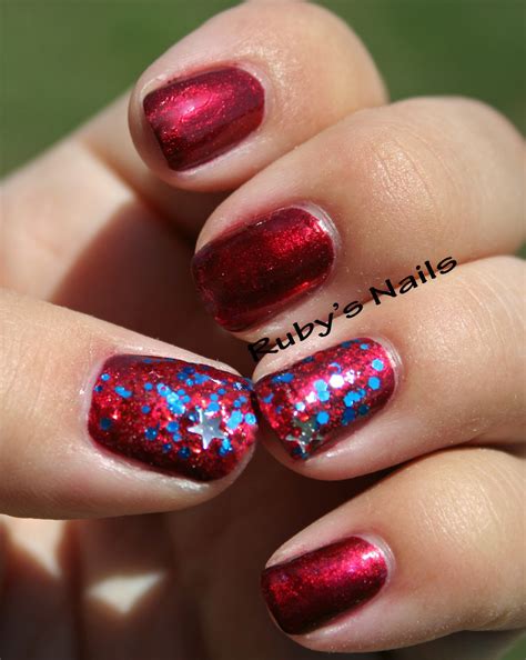 Rubys Nails 31 Day Challenge Day 1 Red