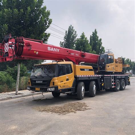 Used Sanyy Stc T Ton Used Truck Crane For Sale Machine And Crane