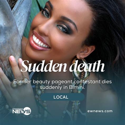 Former beauty pageant contestant dies suddenly in Bimini – Eye Witness News