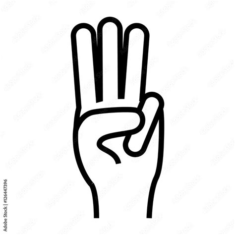 3 Fingers Clipart