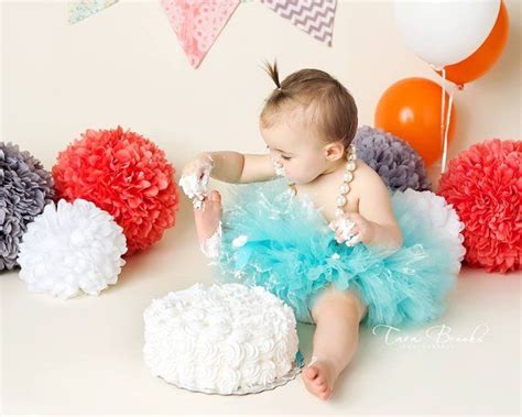 SMASH CAKE OUTFIT Aqua and Pink Set Aqua Smash Cake Tutu Etsy Tutú