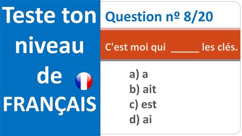 Test De Niveau Francais