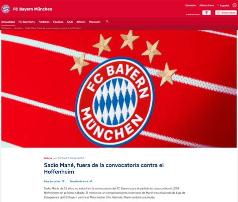 Oficial Bayern Múnich Sancionó A Sadio Mané Por La Agresión Sobre