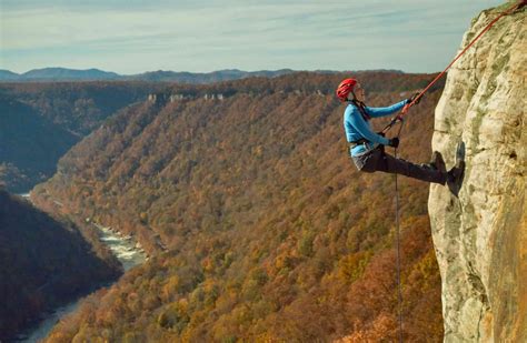 New River Gorge Rock Climbing And Rappelling Trips At ACE